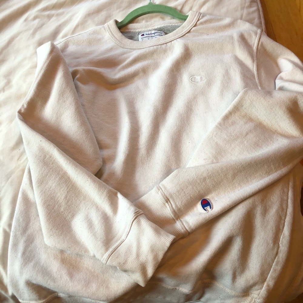 White champion pullover